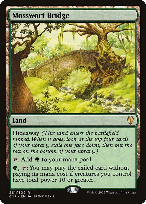 Mooswurz-Brücke C17-261 Rare Excellent Englisch
