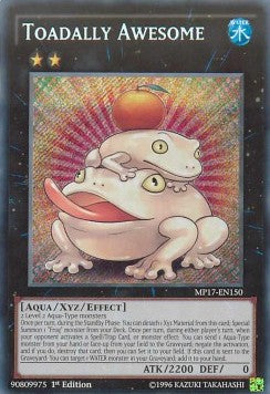 Krötellig umwerfend MP17-150 Secret Rare Good Deutsch 1. Auflage