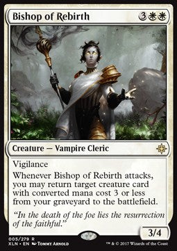 Bishop of Rebirth XLN-5 Rare Light Played Englisch Foil