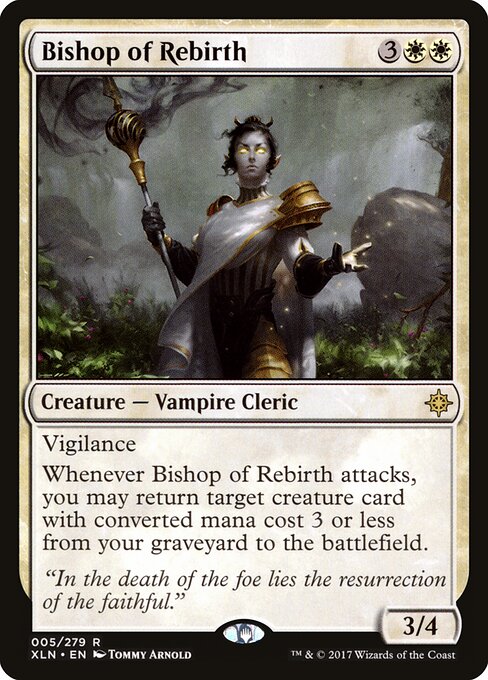 Bishop of Rebirth XLN-5 Rare Light Played Englisch Foil