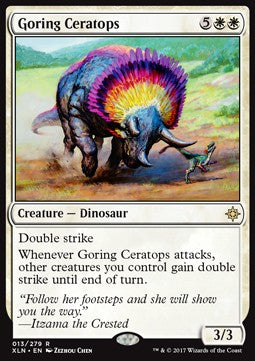 Durchbohrender Ceratops XLN-13 Rare Near Mint Deutsch