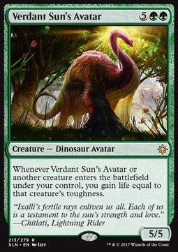 Verdant Sun's Avatar XLN-213 Rare Excellent Englisch