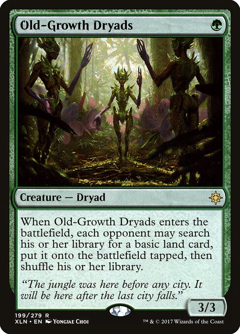 Old-Growth Dryads XLN-199 Rare Excellent Englisch