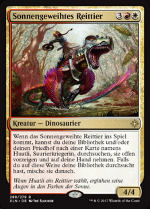 Sonnengeweihtes Reittier XLN-288 Rare Excellent Deutsch