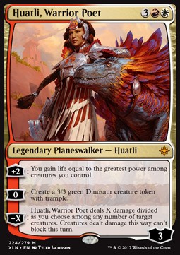 Huatli, Poetin des Krieges XLN-224 Mythic Excellent Deutsch
