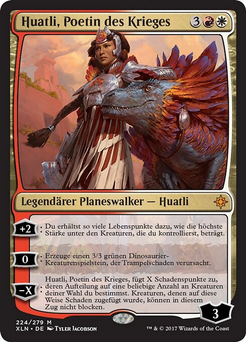 Huatli, Poetin des Krieges XLN-224 Mythic Good Deutsch