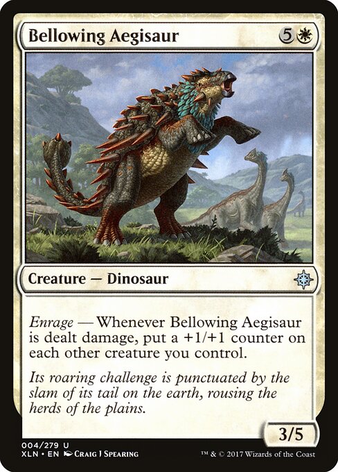 Brüllender Aegisaurus XLN-4 Uncommon Excellent Englisch