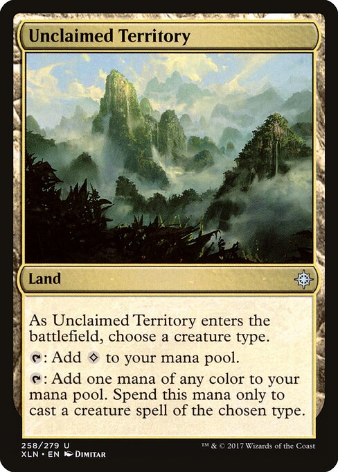 Unclaimed Territory XLN-258 Uncommon Excellent Englisch