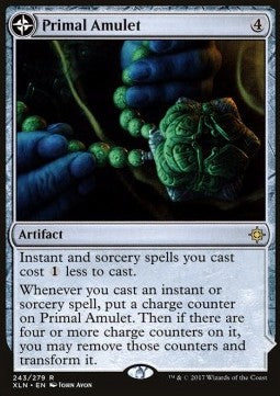 Primal Amulet / Primal Wellspring XLN-243 Rare Excellent Englisch