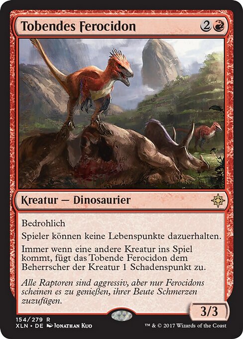 Tobendes Ferocidon XLN-154 Rare Played Deutsch