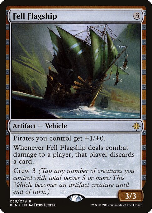 Unheilvolles Flaggschiff XLN-238 Rare Excellent Englisch