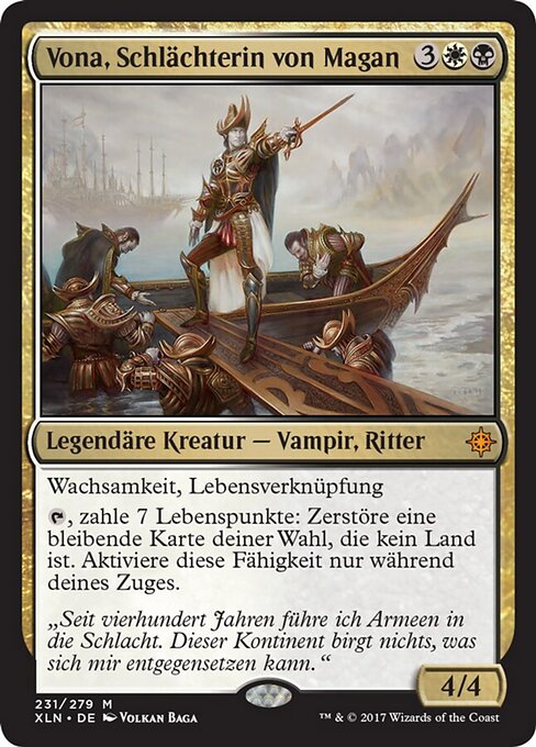 Vona, Schlächterin von Magan XLN-231 Mythic Excellent Deutsch