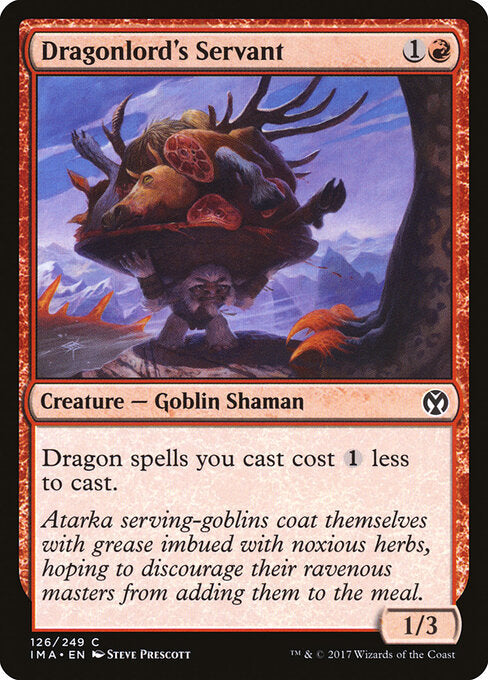 Dragonlord's Servant IMA-126 Common Excellent Englisch