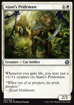 Ajani's Pridemate IMA-5 Uncommon Excellent Englisch