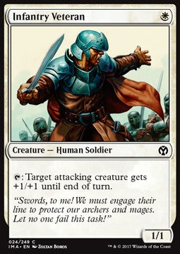 Erfahrener Fußsoldat IMA-24 Common Excellent Englisch Foil