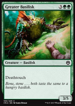 Größerer Basilisk IMA-165 Common Excellent Englisch Foil
