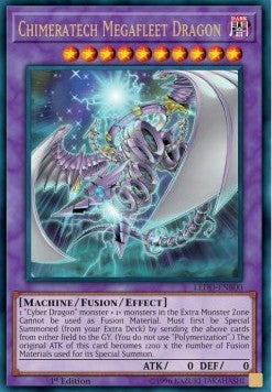Chimeratech-Megaflottendrache LEDD-B00 Ultra Rare Light Played Deutsch