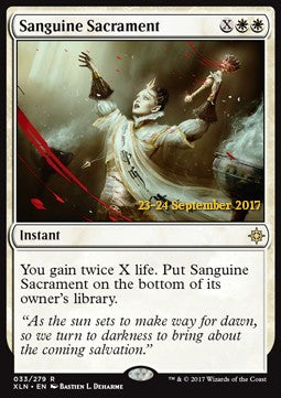 Blutrotes Sakrament XLNP-33 Rare Excellent Deutsch Foil