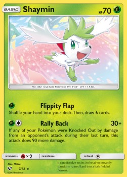Shaymin SLG-7 Holo Rare Good Deutsch