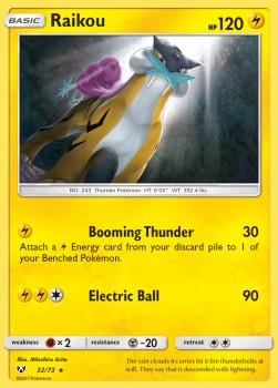 Raikou SLG-32 Holo Rare Excellent Deutsch
