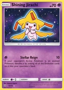 Shining Jirachi SLG-42 Ultra Rare Good Deutsch