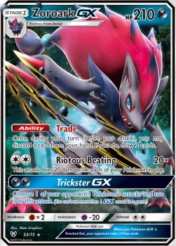 Zoroark GX SLG-53 Ultra Rare Good Deutsch