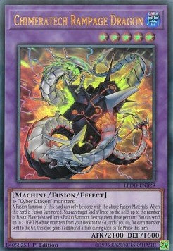 Chimeratech-Amoklaufdrache (V.2) LEDD-B29 Ultra Rare Good Deutsch