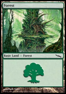 Forest MRD-303 Land Played Englisch Foil