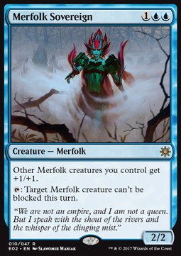 Merfolk Sovereign E02-10 Rare Good Englisch