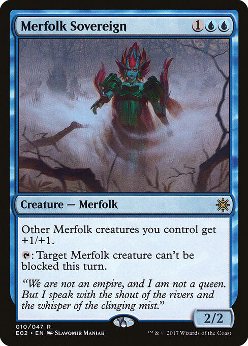 Merfolk Sovereign E02-10 Rare Good Englisch