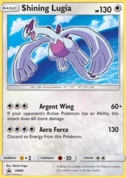 Shining Lugia SM-82 Promo Light Played Englisch