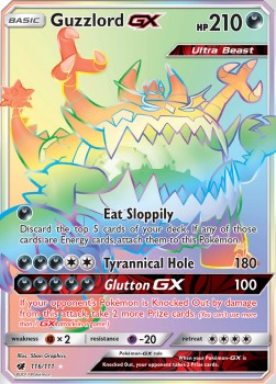 Schlingking GX CIN-116 Secret Rare Excellent Deutsch