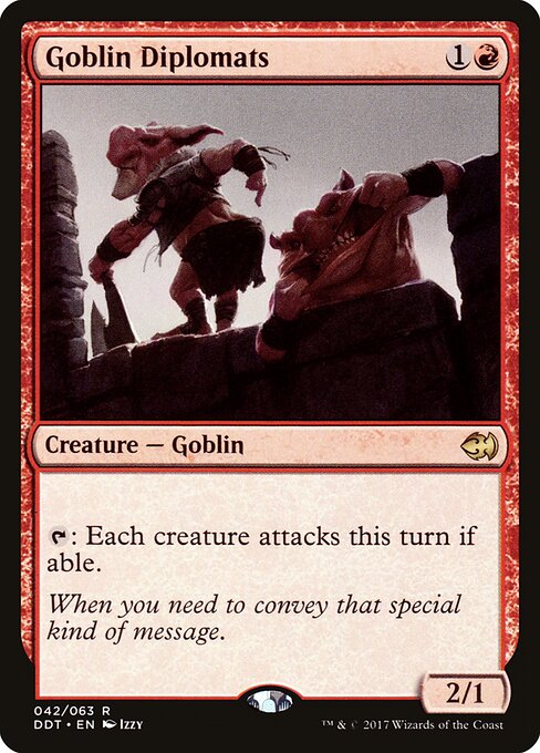 Goblin-Diplomaten DDT-42 Rare Good Englisch