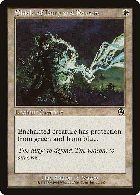 Shield of Duty and Reason APC-16 Common Played Englisch