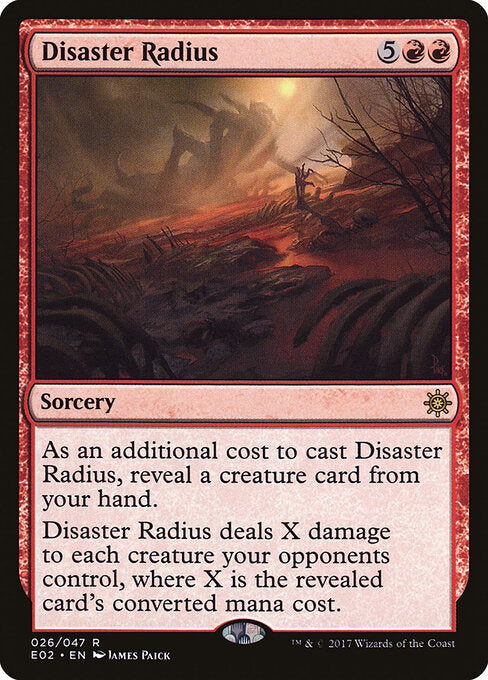 Disaster Radius E02-26 Rare Excellent Englisch