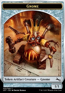Gnome Token (Artifact 1/1) UST-T20 Token Excellent Englisch Foil