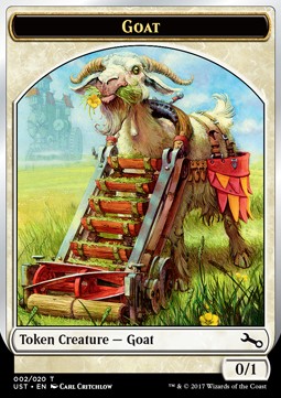 Goat Token (White 0/1) UST-T02 Token Excellent Englisch Foil