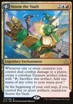 Storm the Vault // Vault of Catlacan RIX-173 Rare Excellent Englisch
