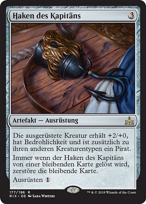 Haken des Kapitäns RIX-177 Rare Excellent Deutsch