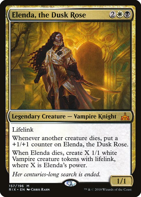 Elenda, the Dusk Rose RIX-157 Mythic Excellent Englisch
