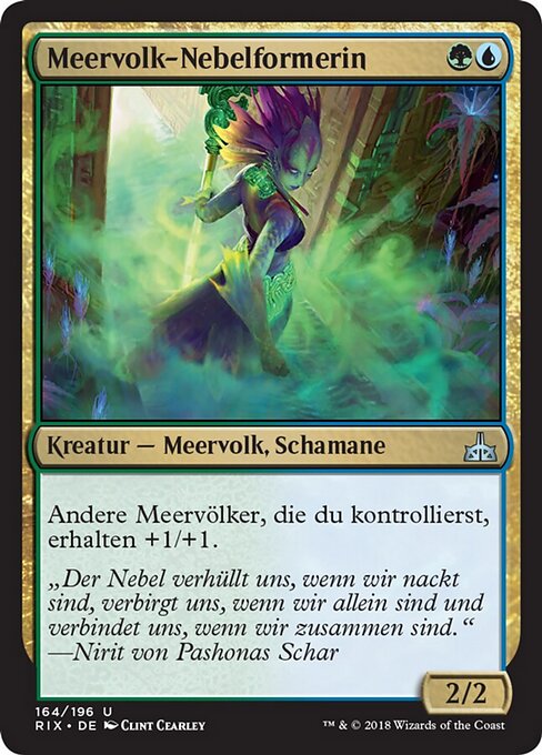 Meervolk-Nebelformerin RIX-164 Uncommon Played Deutsch