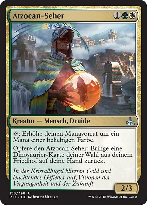 Atzocan-Seher RIX-153 Uncommon Excellent Deutsch