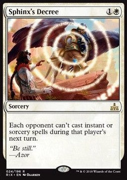 Erlass der Sphinx RIX-24 Rare Excellent Deutsch