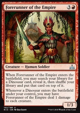 Forerunner of the Empire RIX-102 Uncommon Excellent Englisch Foil