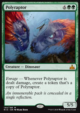 Polyraptor RIX-144 Mythic Light Played Deutsch