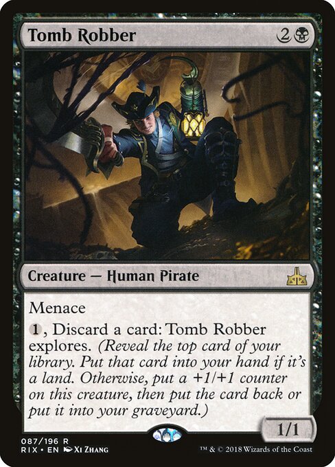 Tomb Robber RIX-87 Rare Good Englisch Foil