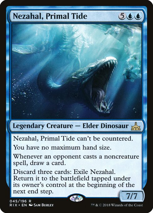 Nezahal, Primal Tide RIX-45 Rare Excellent Englisch