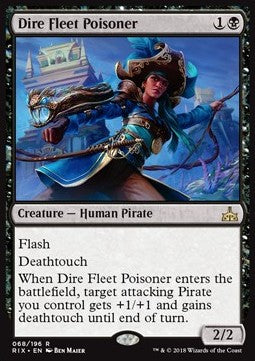 Dire Fleet Poisoner RIX-68 Rare Near Mint Englisch