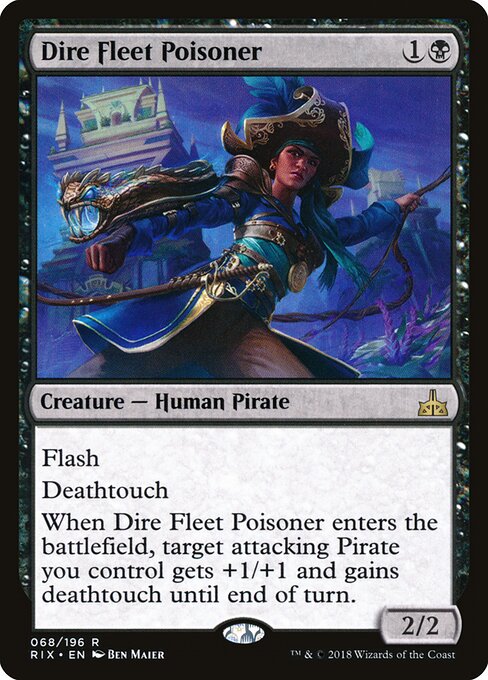 Dire Fleet Poisoner RIX-68 Rare Near Mint Englisch