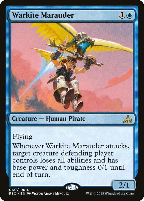 Warkite Marauder RIX-60 Rare Excellent Englisch